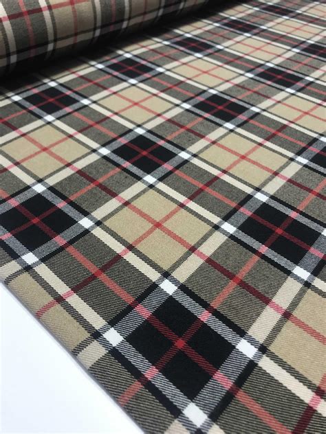 tissus tartans au mètre